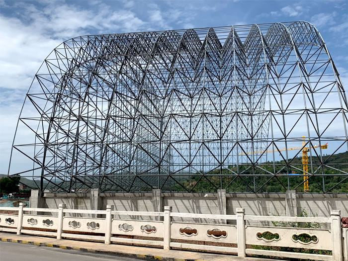 贵州山寨矿储煤棚网架